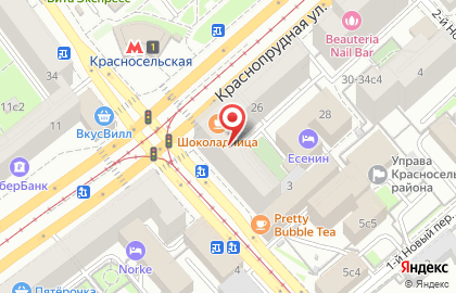 Стиль Пешеход на Белорусской на карте