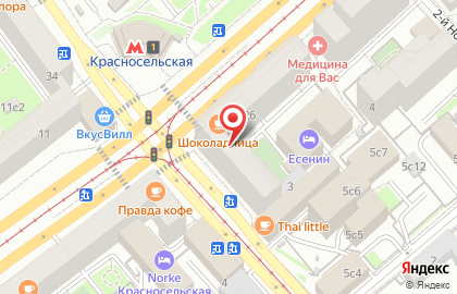 Incanto на Краснопрудной улице на карте