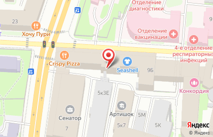 Банк Интерпрогрессбанк на проспекте Медиков на карте