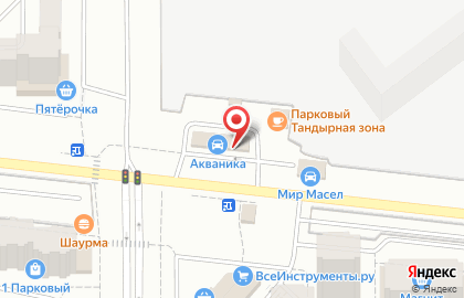 Автомойка самообслуживания Aquanika на Краснопольском проспекте на карте