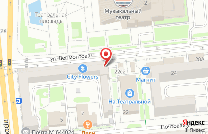 Социальная аптека Аптека на Лермонтова 20 на карте