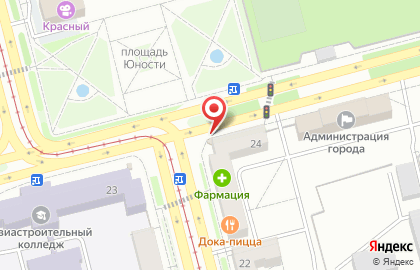 Союзпечать в Комсомольске-на-Амуре на карте