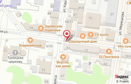 Военный Комиссариат Г.зарайска на карте