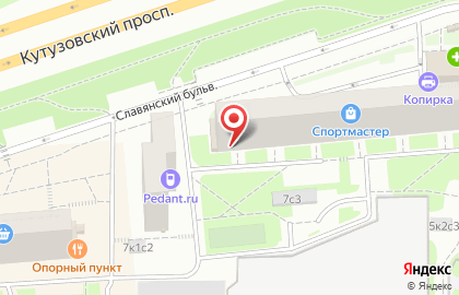 Стройохранатруда на Славянском бульваре на карте