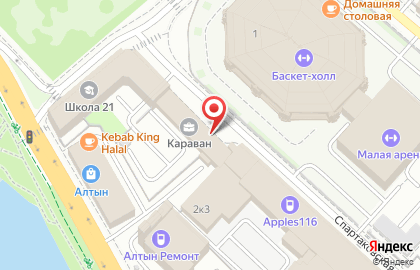Магазин париков на Спартаковской улице на карте
