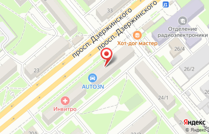 Сеть ювелирных магазинов Адамас на проспекте Дзержинского на карте