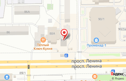 Клубы по месту жительства, МБУ на проспекте Ленина на карте