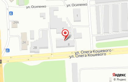 ООО Торгтехника на улице Олега Кошевого на карте