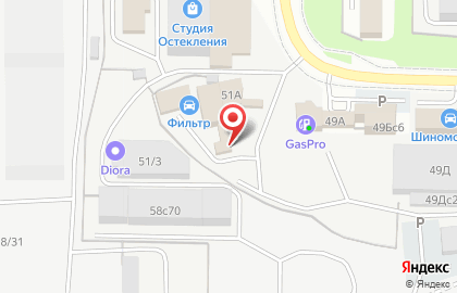 Автомойка Grace на карте
