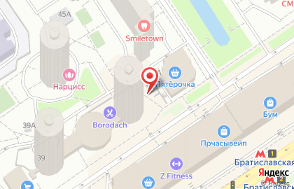 Торговый центр Экватор на Братиславской на карте