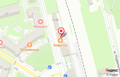 Приемный пункт химчистки Пингвин на Привокзальной площади, 1 к 3б в Пушкине на карте