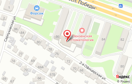 Компания по предрейсовому медицинскому осмотру водителей Автомед на проспекте Победы на карте