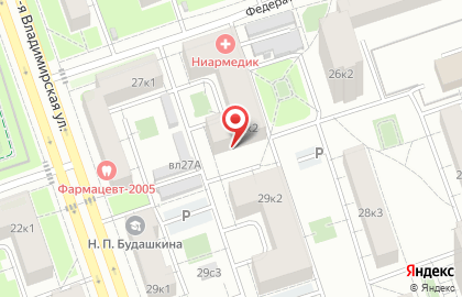 Bkc в Новогиреево (ул Владимирская 1-я) на карте