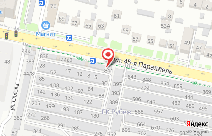 Автокомплекс на 45 на карте
