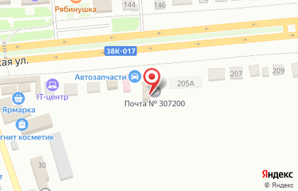 Почтовое отделение, пос. Прямицыно на карте