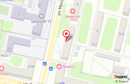 Фирменный магазин У Палыча на улице Мусоргского на карте