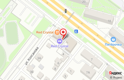 Тренажерный зал Red Crystall на карте