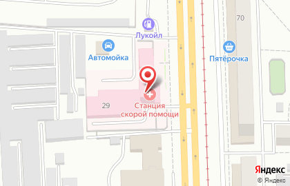 Скорая медицинская помощь на улице Пушкарёва на карте