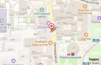 CHESTER на Новокузнецкой на карте
