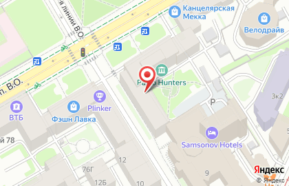 Нотариальная Контора на Петроградской на карте