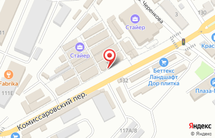 Магазин Импульс в Комиссаровском переулке на карте