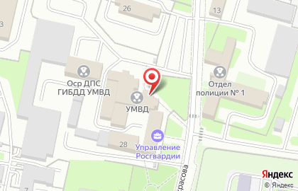 Управление МВД России по Пензенской области в Пензе на карте