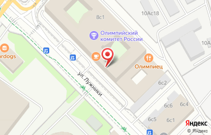 Общероссийская общественная спортивная организация «Союз танцевального спорта России» на карте