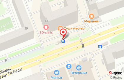 Мясной магазин на улице 30 лет Победы на карте