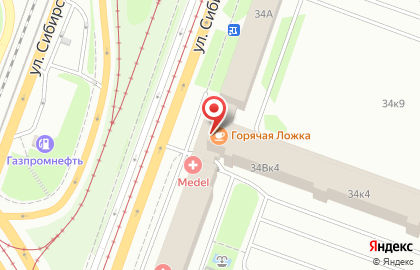 Ортопедический салон Ортекс-Мед в Советском районе на карте