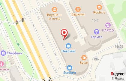 Магазин Макситайм на проспекте Большевиков на карте