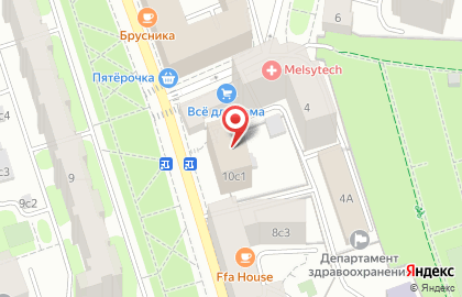 Кеша на Краснопролетарской улице на карте