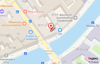 Pizza hut на Невском проспекте на карте