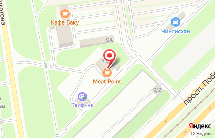 Бургерная Meat Point на улице ​Хусаина Мавлютова на карте