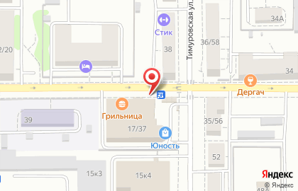 Пекарня Любимая на Тимуровской улице на карте