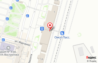 Военторг-Омск на улице Леконта на карте