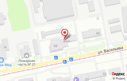 Автомойка в Барнауле на карте