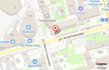 Киоск по продаже хлебобулочных и кондитерских изделий по продаже хлебобулочных и кондитерских изделий в Центральном районе на карте
