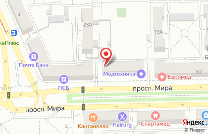 Канцелярский мини-маркет Степлер в Советском округе на карте