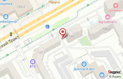 Служба аварийных комиссаров Аварком172 на Московском тракте на карте