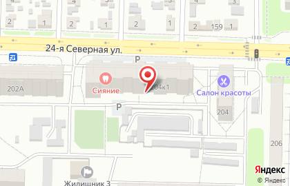 АКБ МОСОБЛБАНК на 24-ой Северной улице на карте