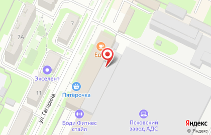 Континент Сервис на улице Юрия Гагарина на карте