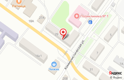 Гипермаркет Магнит на улице Щорса на карте