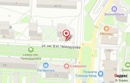 Парикмахерская Ваши прядки в Ленинском районе на карте