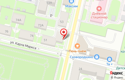 Охранное агентство Арсенал на улице Максима Горького на карте