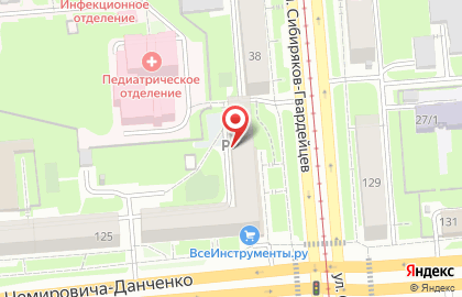 Сибремонттехника на улице Немировича-Данченко на карте