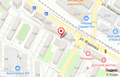 Комиссионный магазин Надежда в Ленинском районе на карте