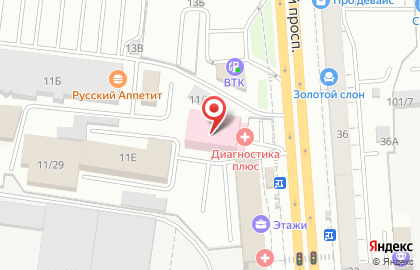 Медицинский центр Диагностика плюс на Московском проспекте на карте
