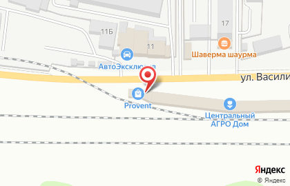Шиномонтажная мастерская на улице Василия Васильева на карте