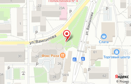 Автостоянка в Иркутске на карте