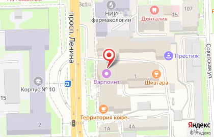 Центр автострахования Авто-Полис на проспекте Ленина на карте